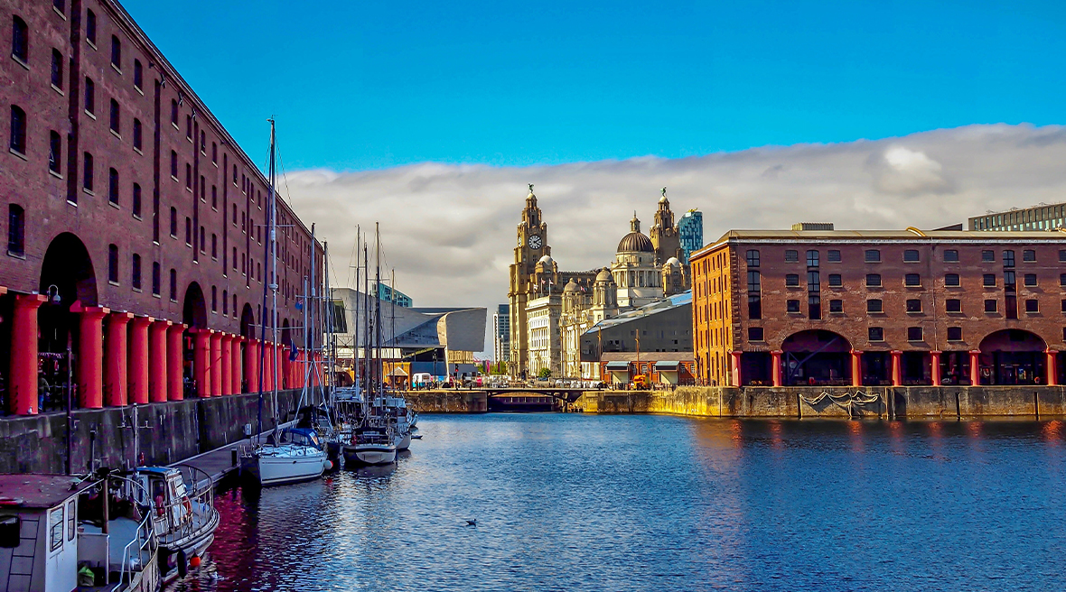 L’Albert Dock et le musée Tate à Liverpool
